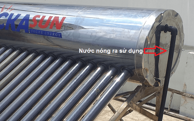 Đường dẫn nước nóng ra sử dụng