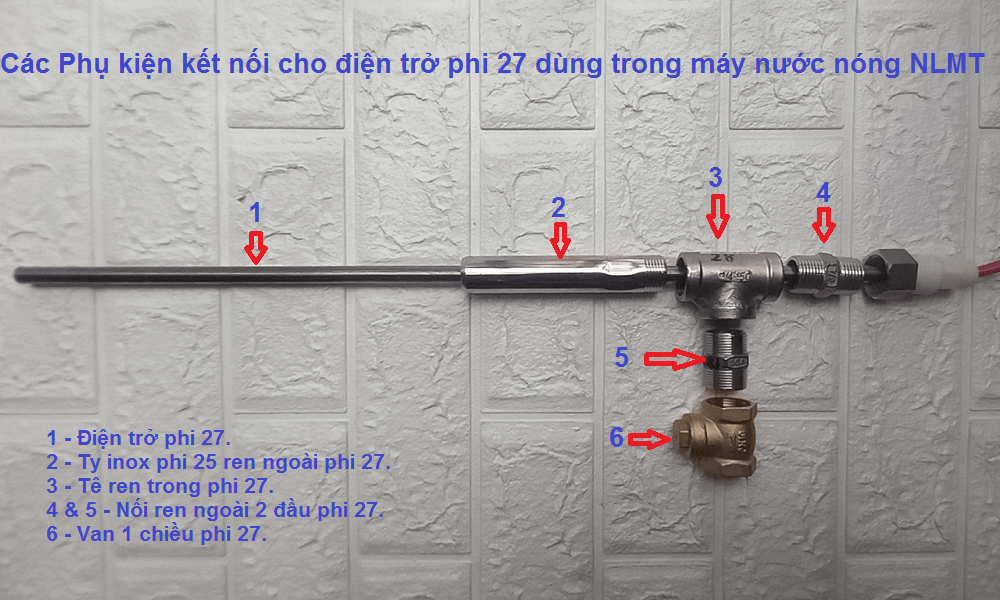 Các phụ kiện kết nối điện trở 27